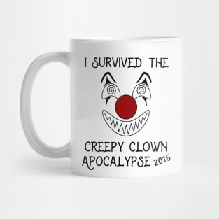 I Survived Creepy Clown Apocalypse Mug